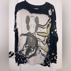 Travis Scott Black and White Long Sleeve Tee